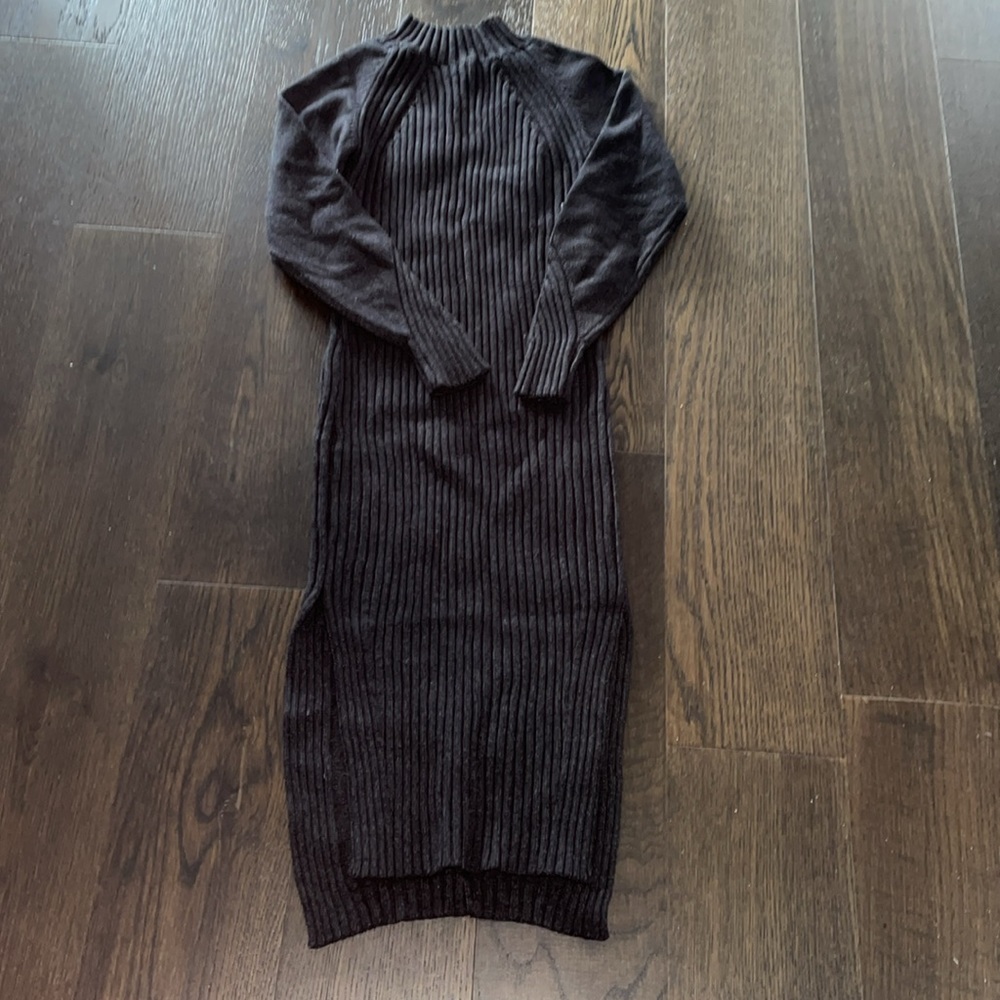 Lulus Mock Neck Sweater Dress